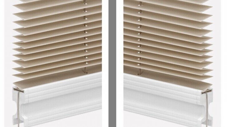 SLIM pleated blinds