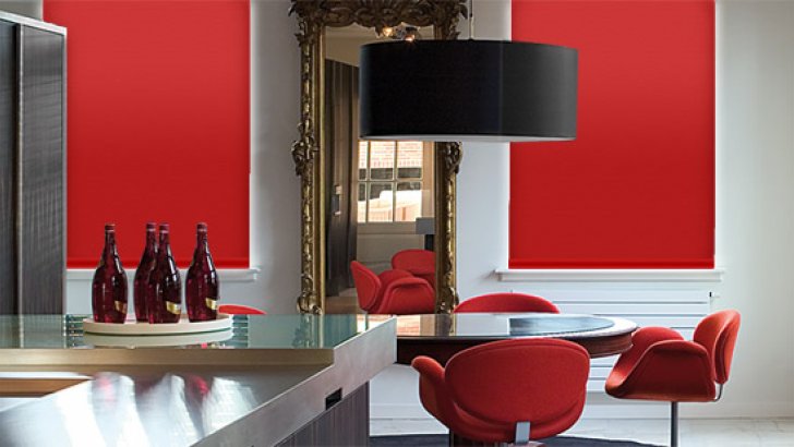 Roller blinds for plastic windows