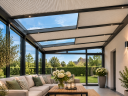 Pleated terrace roof
