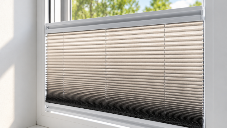SLIM pleated blinds