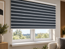 Standard day-night cassette blinds
